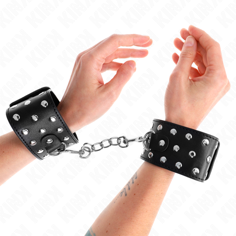 KINK - ALGEMAS ESTILO PUNK AJUSTÁVEL 19-24 CM X 5.5 CM