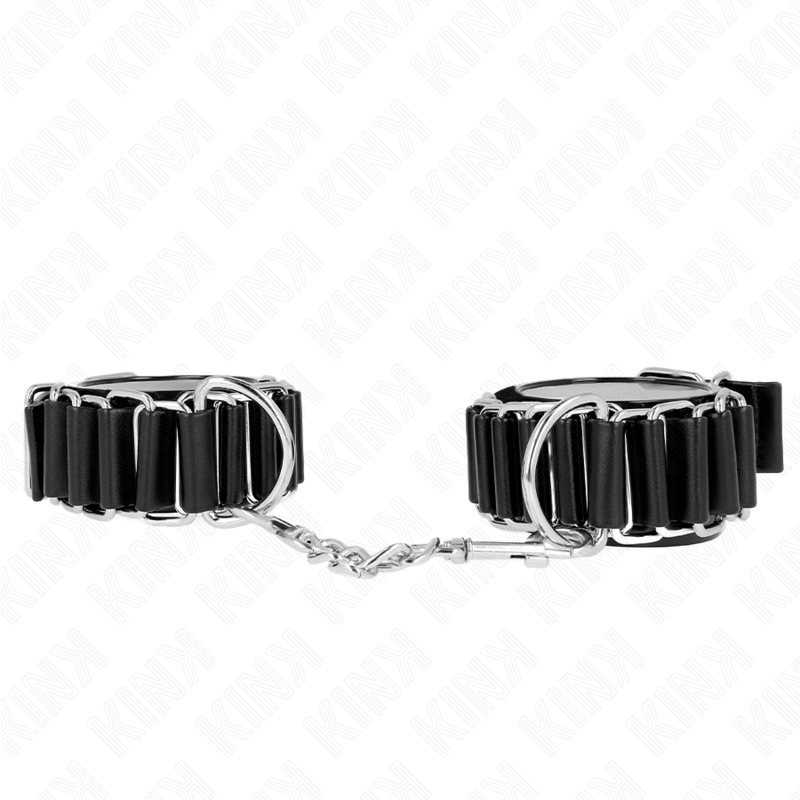 KINK - ALGEMAS FINAS EM FORMA DE DOBRADIÇA PRETAS AJUSTÁVEL 16-22 CM X 3.5 CM