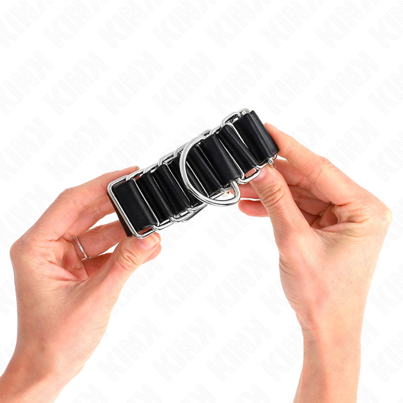 KINK - ALGEMAS FINAS EM FORMA DE DOBRADIÇA PRETAS AJUSTÁVEL 16-22 CM X 3.5 CM