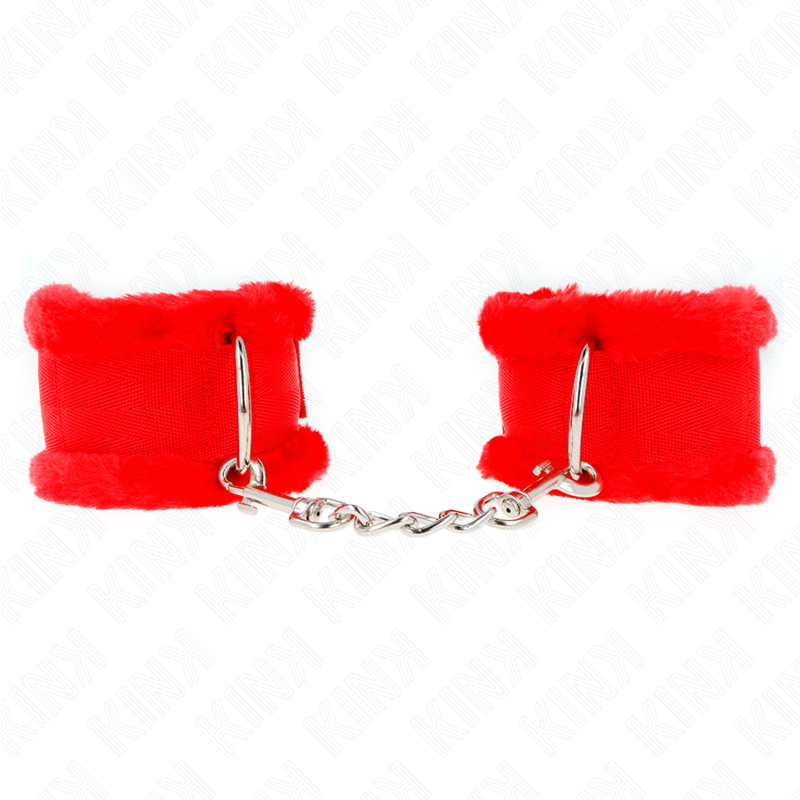 KINK - ALGEMAS FORRADAS VERMELHAS AJUSTÁVEL 17-31 CM X 7 CM