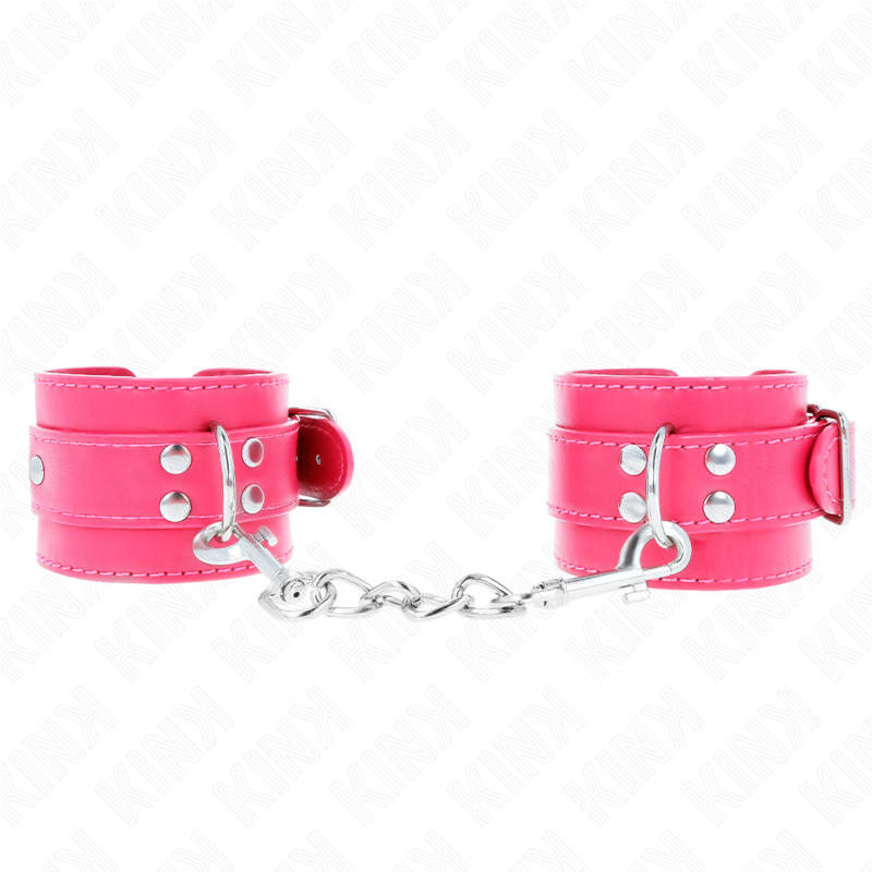KINK - ALGEMAS FUCSIA COM DETALHES EM FUCSIA AJUSTÁVEL 20-28 CM X 5.5 CM