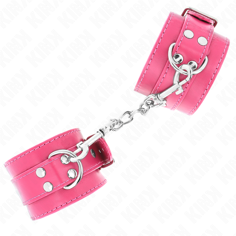 KINK - ALGEMAS FUCSIA COM DETALHES EM FUCSIA AJUSTÁVEL 20-28 CM X 5.5 CM