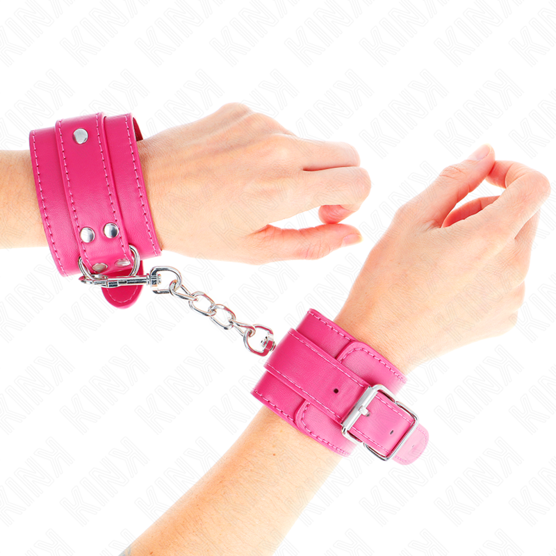 KINK - ALGEMAS FUCSIA COM DETALHES EM FUCSIA AJUSTÁVEL 20-28 CM X 5.5 CM