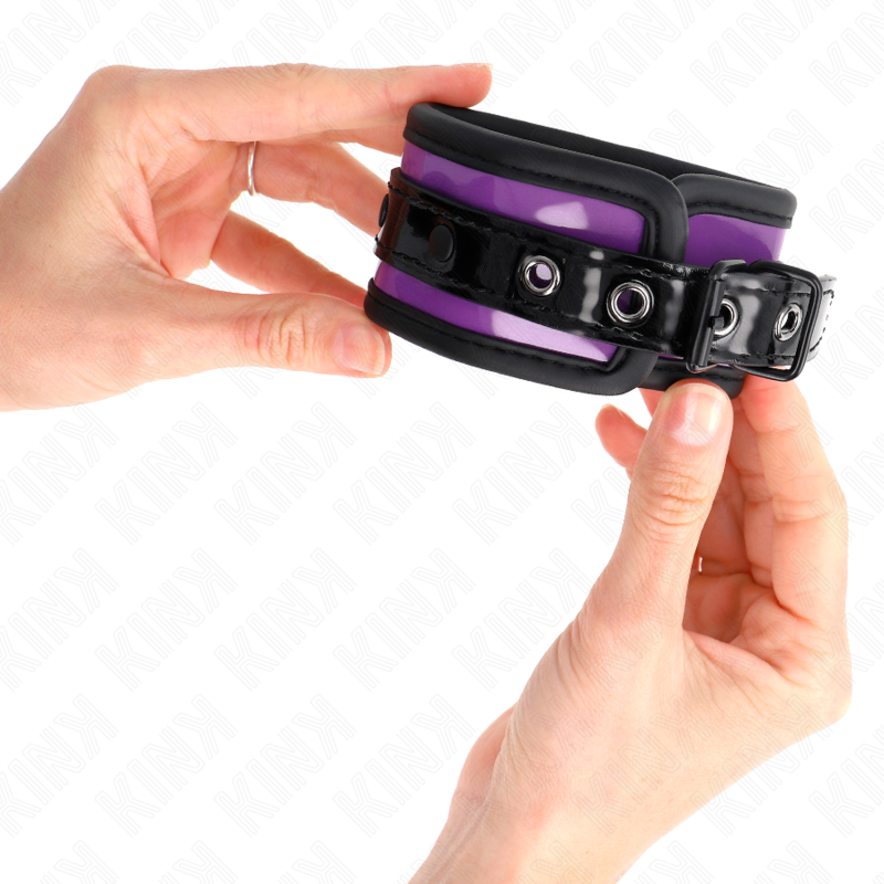 KINK - ALGEMAS EM NEOPRENE LILÁS AJUSTÁVEL 21-28 CM X 5 CM