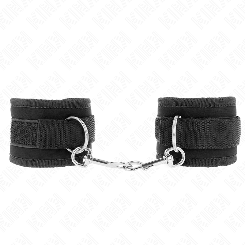 KINK - ALGEMAS EM NYLON PRETAS MODELO 2 AJUSTÁVEL 18-35 CM X 6 CM
