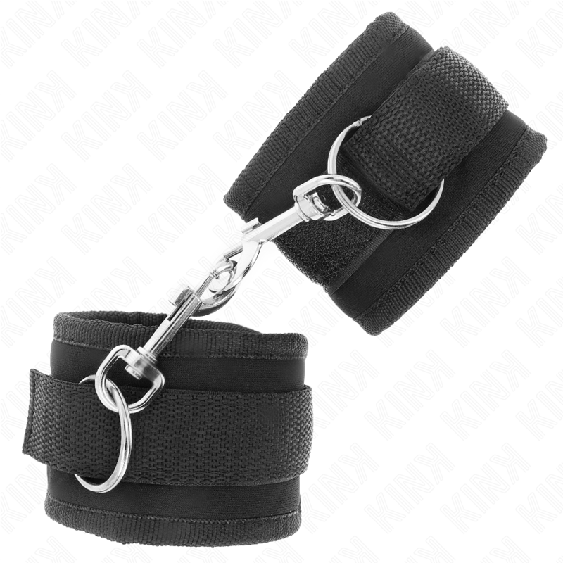 KINK - ALGEMAS EM NYLON PRETAS MODELO 2 AJUSTÁVEL 18-35 CM X 6 CM
