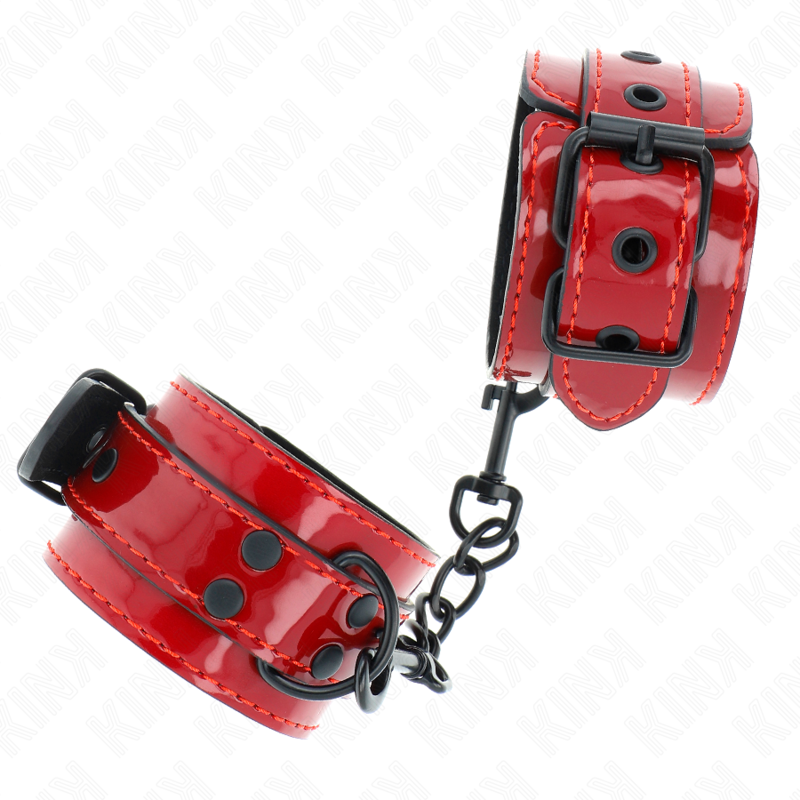 KINK - ALGEMAS DE PULSO VERMELHO ESCURO 23 X 5 CM