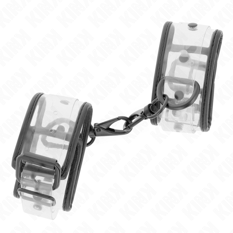 KINK - ALGEMAS DE PULSO TRANSPARENTES AJUSTÁVEL 18-30 CM X 5.5 CM
