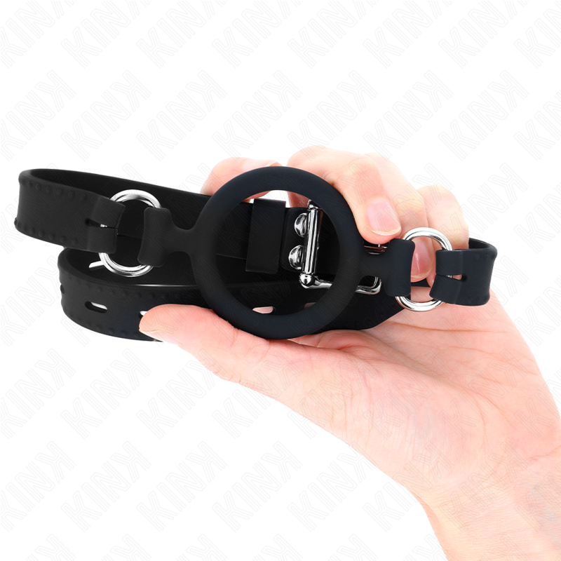 KINK - MORDAÇA 56 CM COM JUNTA TÓRICA EM SILICONE 5 CM