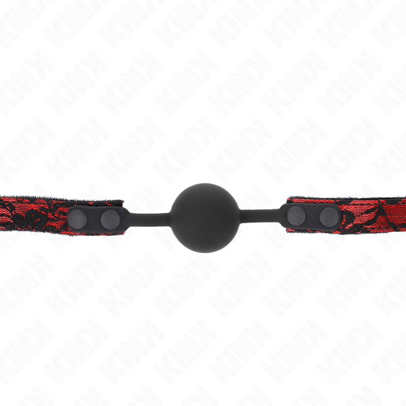 KINK - MORDAÇA COM BOLA 4 CM EM SILICONE SCANDAL MODELO 1 65 x 2 CM