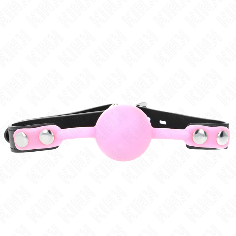 KINK - MORDAÇA COM BOLA 4 CM EM SILICONE LUMINOSA 60 x 2 CM