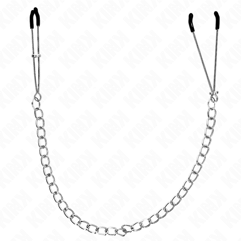KINK - PINÇAS PARA MAMILOS FINAS COM CORRENTE GROSSA 30 CM