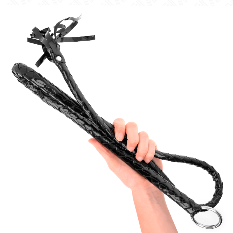 KINK - CHICOTE LONGO EM PVC BRILHANTE 138 CM