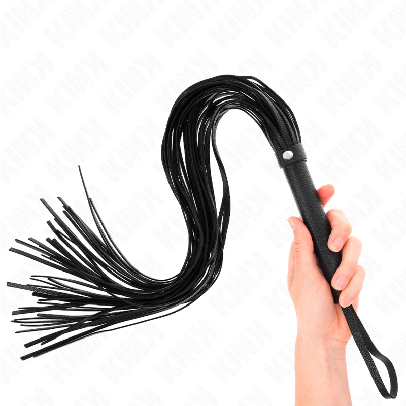 KINK - CHICOTE EM PVC MACIO PRETO 70 CM