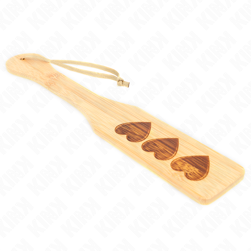 KINK - PÁ EM BAMBU DESIGN CORAÇÃO 32 X 5.5 CM