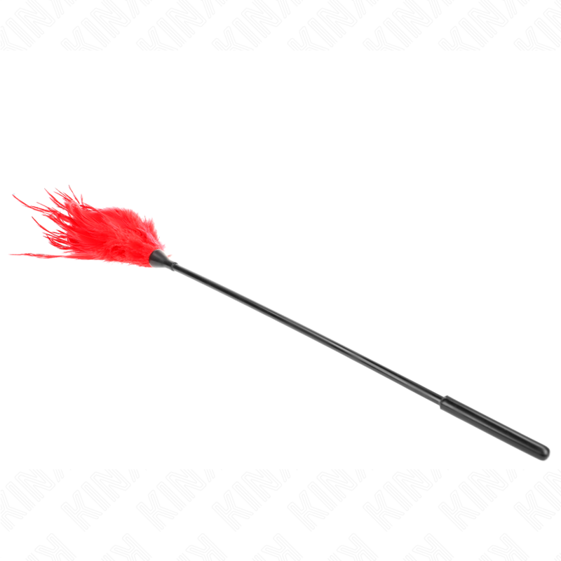 KINK - PLUMAS MÚLTIPLAS PARA COSQUINHAS VERMELHAS 45 CM