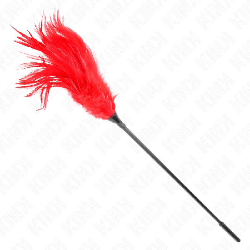KINK - PLUMAS MÚLTIPLAS PARA COSQUINHAS VERMELHAS 45 CM