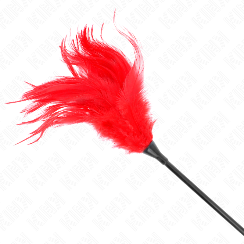 KINK - PLUMAS MÚLTIPLAS PARA COSQUINHAS VERMELHAS 45 CM