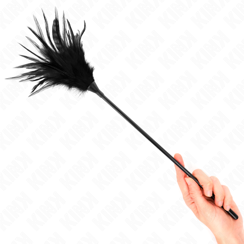 KINK - PLUMAS MÚLTIPLAS PARA COSQUINHAS PRETAS 45 CM
