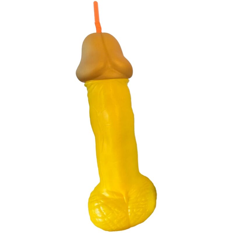 DIABLO PICANTE - COPO PÊNIS PLÁSTICO AMARELO