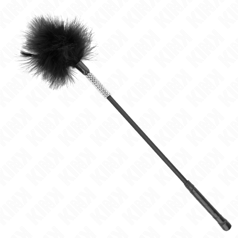 KINK - PLUMAS PARA COSQUINHAS COM CABO EM DIAMANTES DE IMITAÇÃO 50 CM