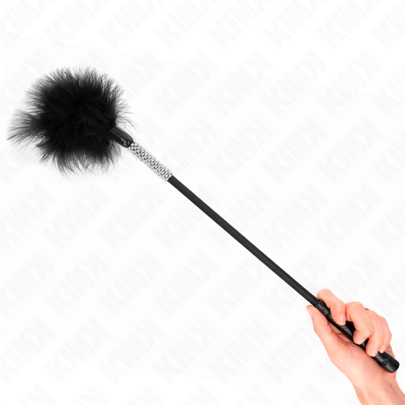 KINK - PLUMAS PARA COSQUINHAS COM CABO EM DIAMANTES DE IMITAÇÃO 50 CM