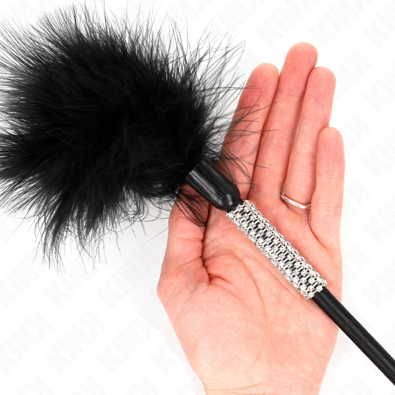 KINK - PLUMAS PARA COSQUINHAS COM CABO EM DIAMANTES DE IMITAÇÃO 50 CM
