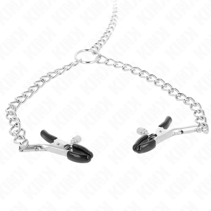 KINK - PINÇAS DUPLAS PARA MAMILOS 32 CM COM CORRENTES DE 14 CM