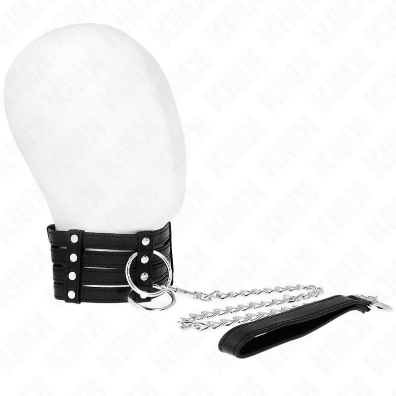 KINK - COLAR COM TRELA 65 CM ESTILO SUB AJUSTÁVEL 35-51 CM X 7 CM