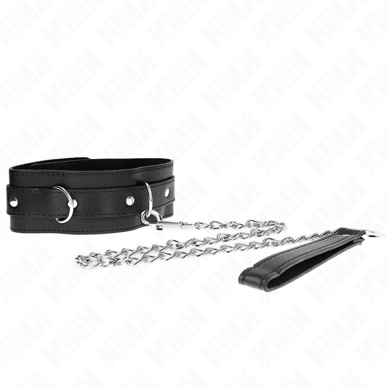 KINK - COLAR COM TRELA 65 CM PRETO 54 X 4.5 CM
