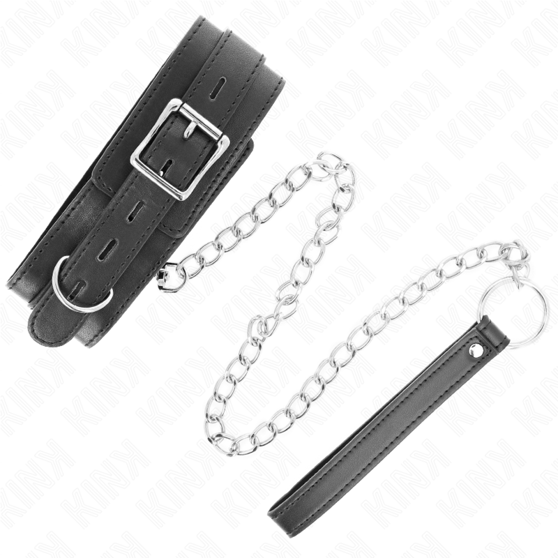 KINK - COLAR COM TRELA 65 CM PRETO 54 X 4.5 CM