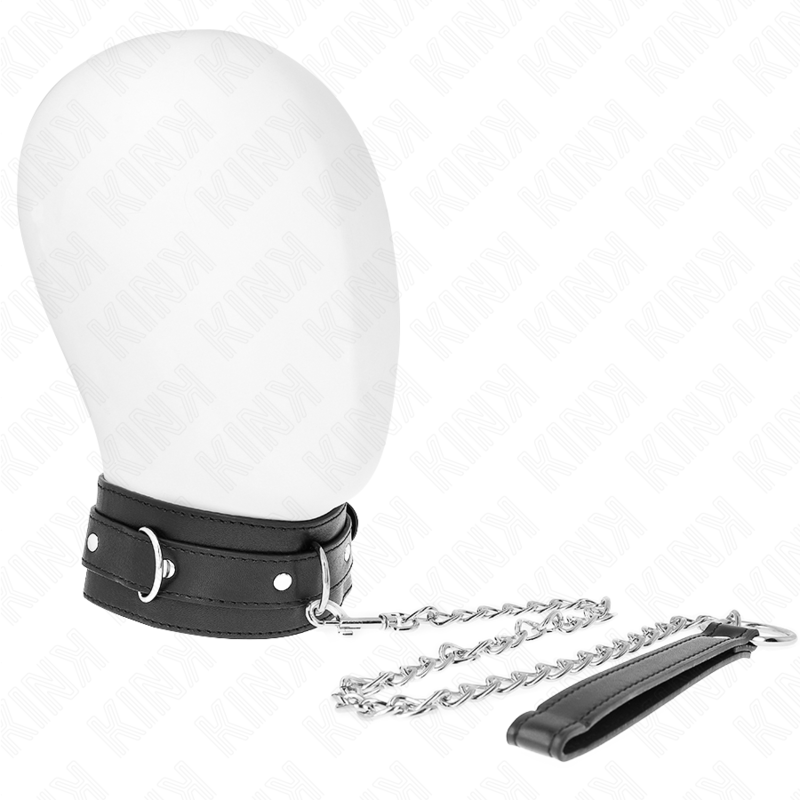 KINK - COLAR COM TRELA 65 CM PRETO 54 X 4.5 CM