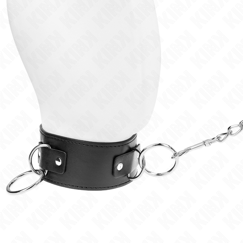 KINK - COLAR COM TRELA 65 CM COM 3 ARGOLAS MODELO 2 AJUSTÁVEL 36-43 CM X 5 CM