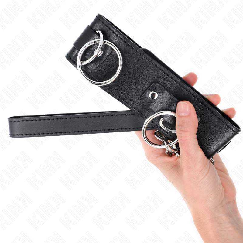 KINK - COLAR COM TRELA 65 CM COM 3 ARGOLAS MODELO 2 AJUSTÁVEL 36-43 CM X 5 CM