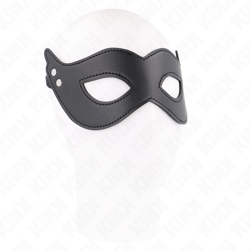 KINK - MÁSCARA EM POLIPELE COM REBITES MODELO 1 26 x 8 CM
