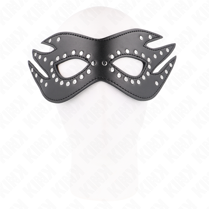 KINK - MÁSCARA EM POLIPELE COM REBITES MODELO 3 26 x 9.5 CM