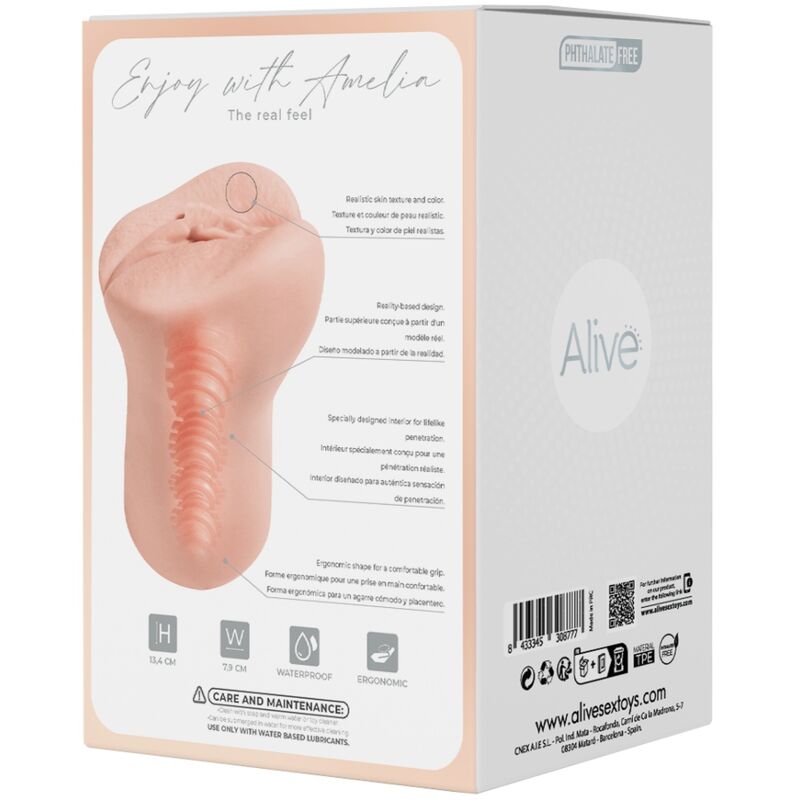 MASTURBADOR MASCULINO VAGINA SUPER REALISTA TAMANHO M