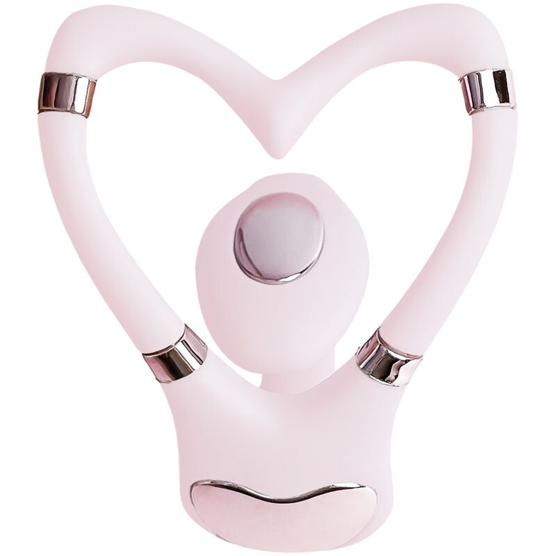 VIBRADOR PARA CASAL CONTROLADO POR APP ADRIEN LASTIC - VENUS DOUBLE CLITORIS & G-SPOT STIMULATOR FREE APP ROSA
