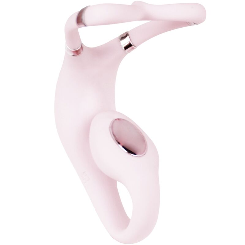 VIBRADOR PARA CASAL CONTROLADO POR APP ADRIEN LASTIC - VENUS DOUBLE CLITORIS & G-SPOT STIMULATOR FREE APP ROSA