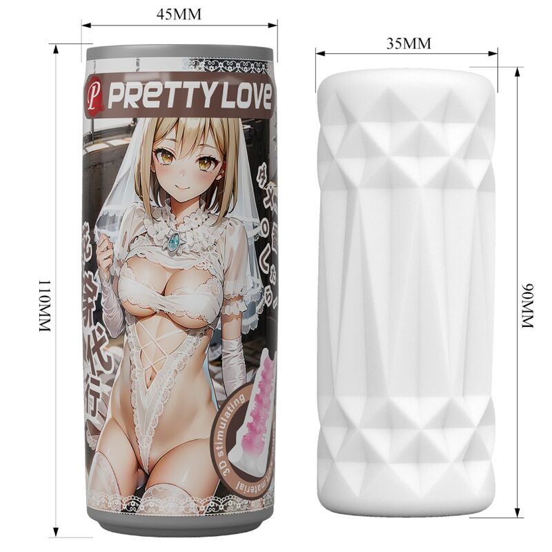 PRETTY LOVE - MASTURBADOR MASCULINO EM LATA MODELO 1