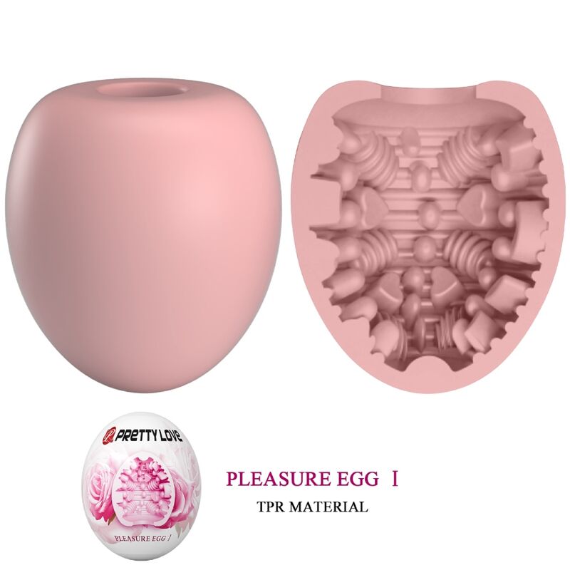 PRETTY LOVE - MASTURBADOR MASCULINO OVO ROSA