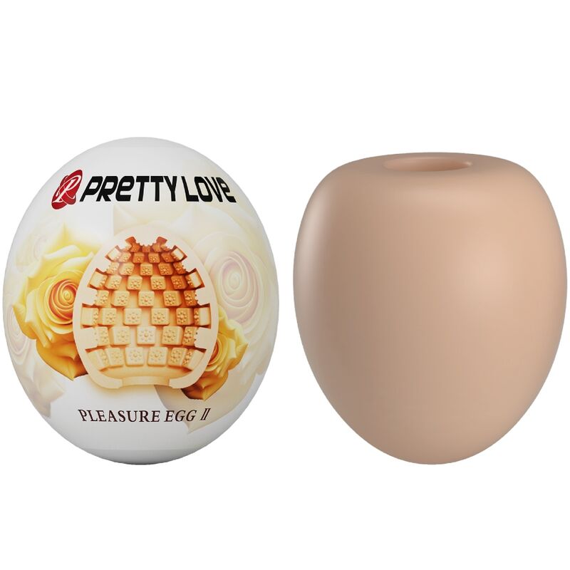 PRETTY LOVE - MASTURBADOR MASCULINO OVO NATURAL