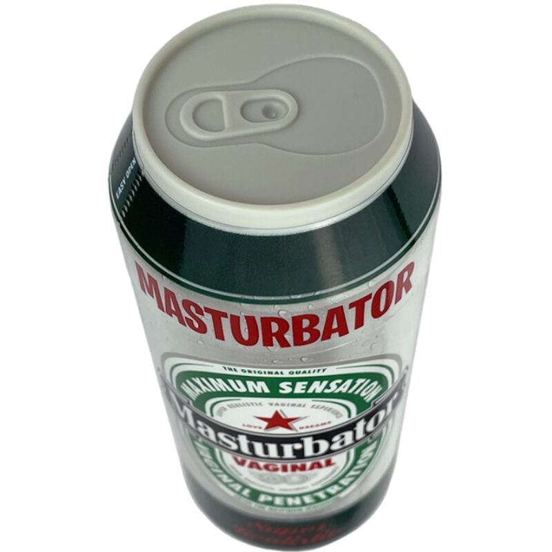 MASTURBADOR MASCULINO EM LATA COM FORMATO DE VAGINA