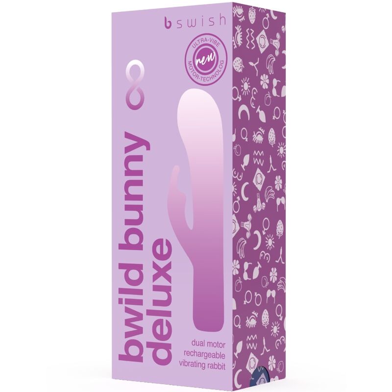 B SWISH - BWILD BUNNY INFINITE DELUXE VIBRADOR RABBIT 10 VIBRAÇÕES ROXO