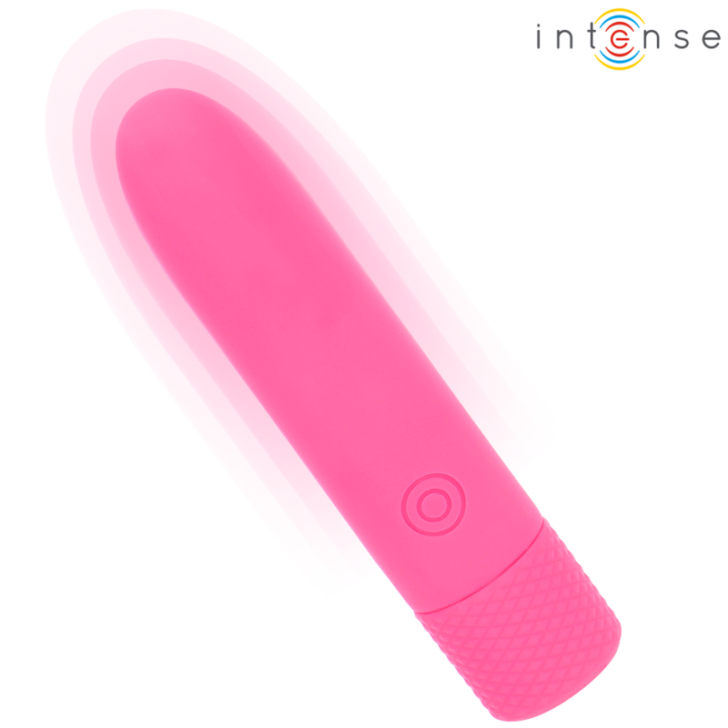 INTENSE - SYMONE BALA VIBRATÓRIA RECARREGÁVEL USB 8 VIBRAÇÕES ROSA 10X2.2CM