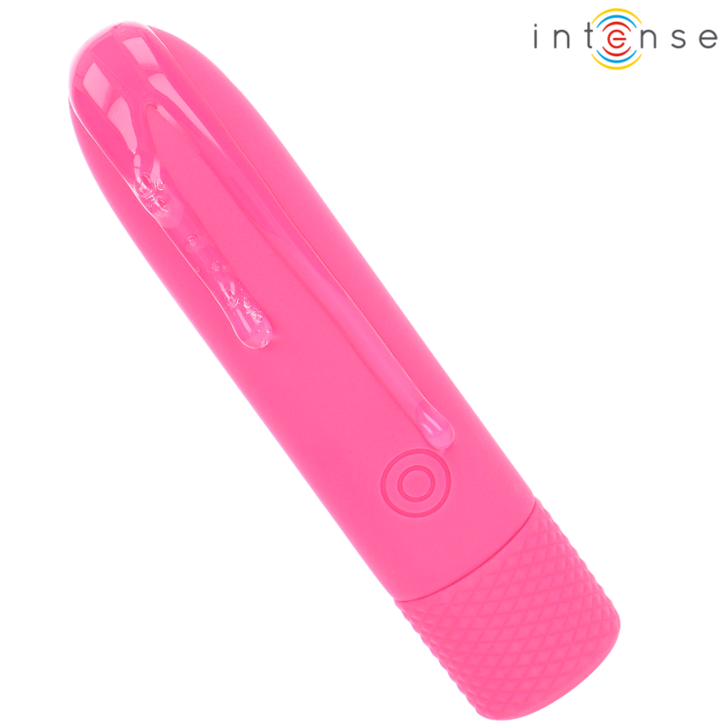 INTENSE - SYMONE BALA VIBRATÓRIA RECARREGÁVEL USB 8 VIBRAÇÕES ROSA 10X2.2CM