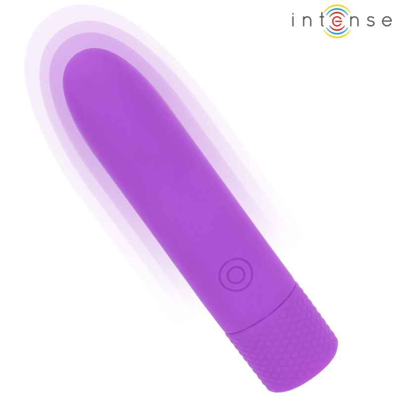 INTENSE - SYMONE BALA VIBRATÓRIA RECARREGÁVEL USB 8 VIBRAÇÕES ROXO 10X2.2CM