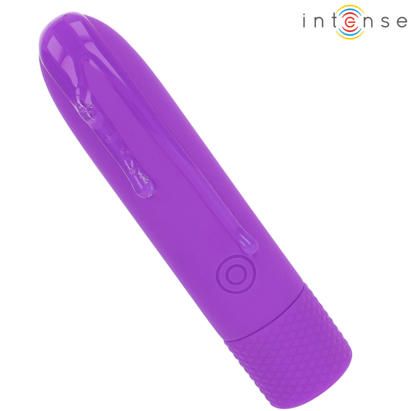 INTENSE - SYMONE BALA VIBRATÓRIA RECARREGÁVEL USB 8 VIBRAÇÕES ROXO 10X2.2CM
