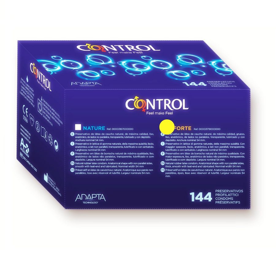 CONTROL - ADAPTA FORTE CAIXA 144 UNIDADES - Sex Shop Sexy