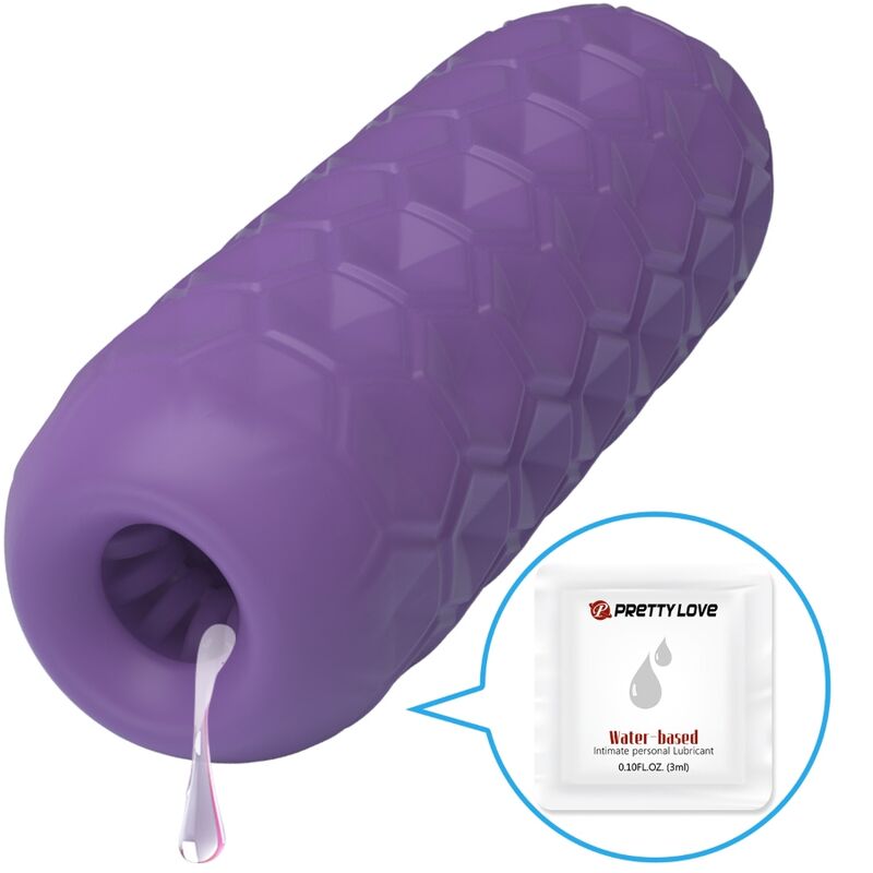 PRETTY LOVE - TWIN BALLS MASTURBADOR MASCULINO ROXO